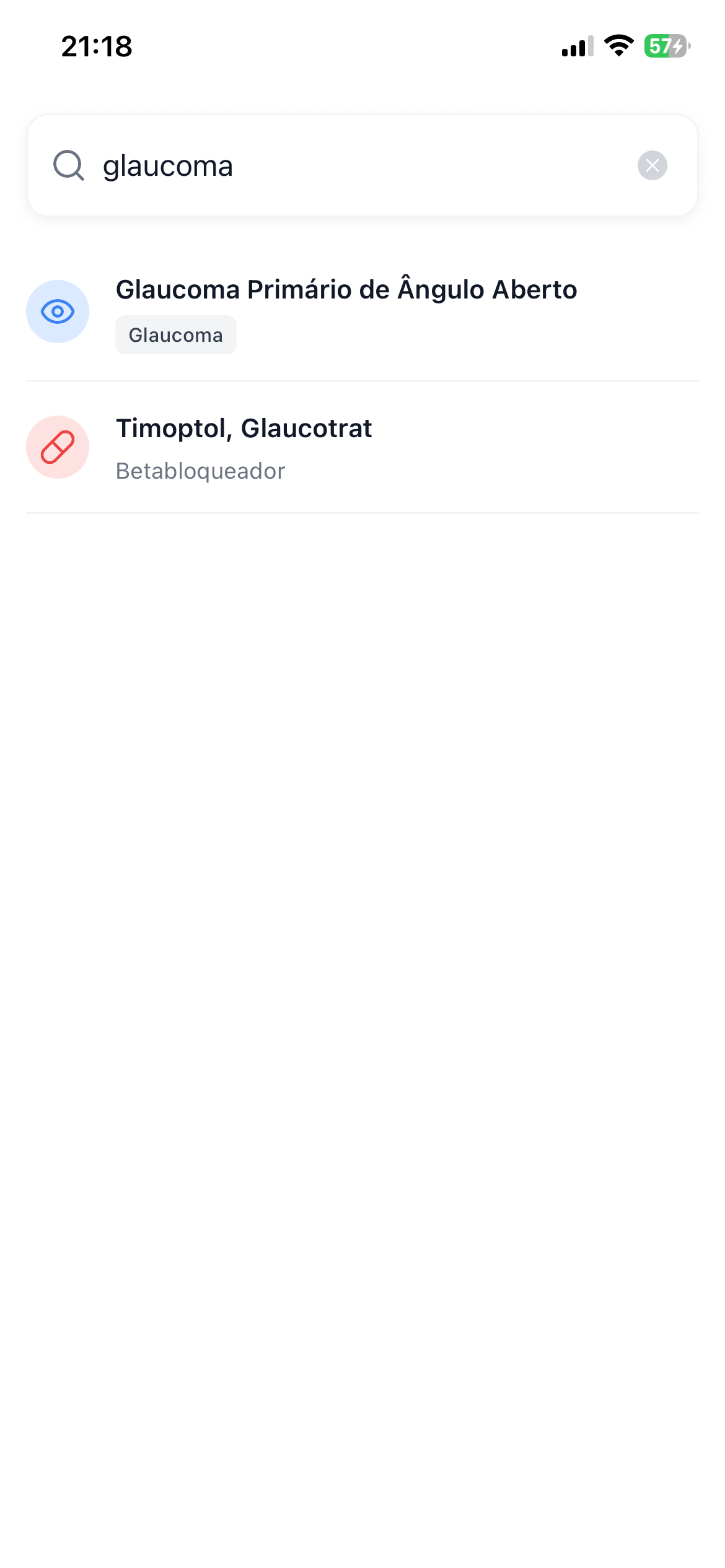 Tela de Prescrição